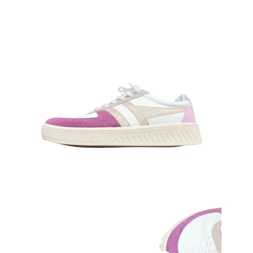 Gola Grandslam Quadrant Sneakers Women’s 9.5 Off White Wine